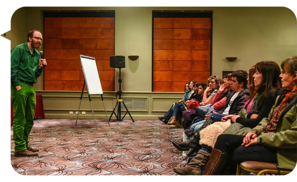 Diego Golombek en acción