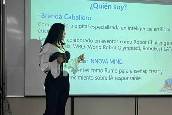 Brenda Caballero, conferencista para eventos corporativos sobre Inteligencia Artificial Aplicada