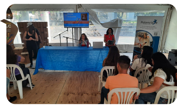 Natalia Verónica Chavarri en acción